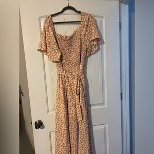 Boutique tie jumpsuit